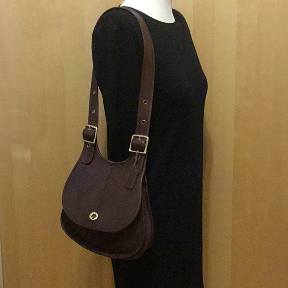 Coach Handbags - Vintage Coach Crescent Saddle Bag